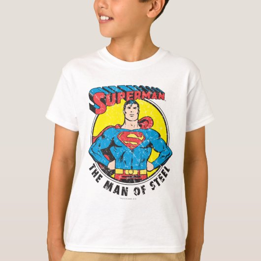 Superman Het Man staal T-shirt (Voorkant)