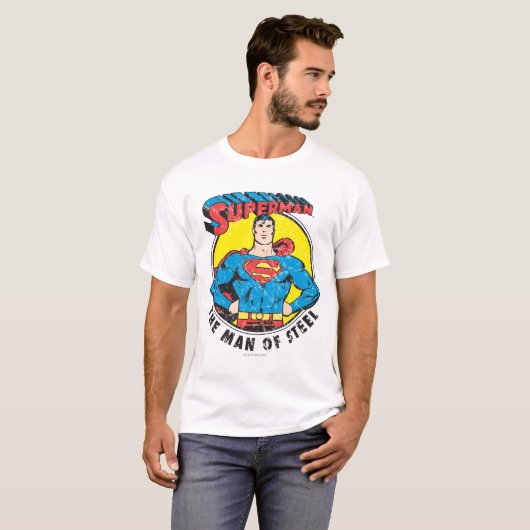 Superman Het Man staal T-shirt (Voorkant volledig)