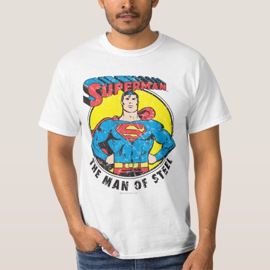 Superman Het Man staal T-shirt (Voorkant)