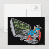 Superman - het Man van morgen Briefkaart (Voorkant / Achterkant)