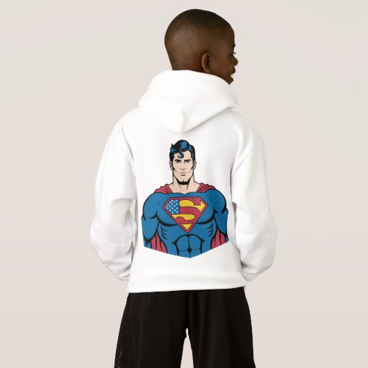superman hoodie (Achterkant volledig)