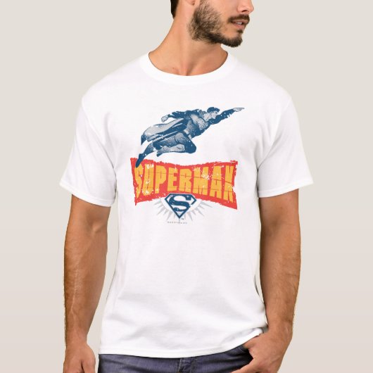 Superman in nood t-shirt (Voorkant)
