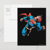 Superman in pak briefkaart (Voorkant / Achterkant)
