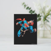 Superman in pak briefkaart (Staand voorkant)