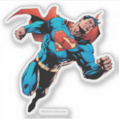 Superman in pak sticker (Voorkant)