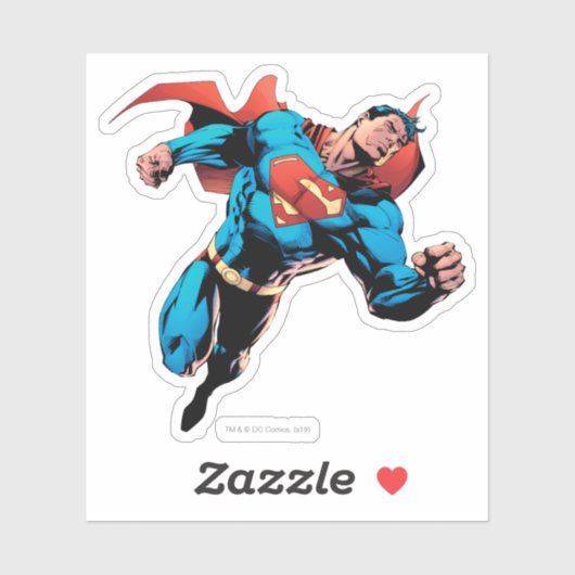 Superman in pak sticker (Vel)