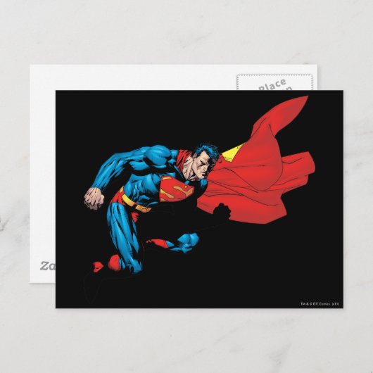 Superman in Shadow 2 Briefkaart (Voorkant / Achterkant)