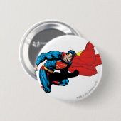 Superman in Shadow 2 Ronde Button 5,7 Cm (Voorkant /achterkant)