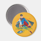 Superman Intergalactic Protector Magneet (Voorkant / Achterkant)