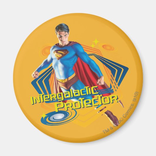 Superman Intergalactic Protector Magneet (Voorkant)