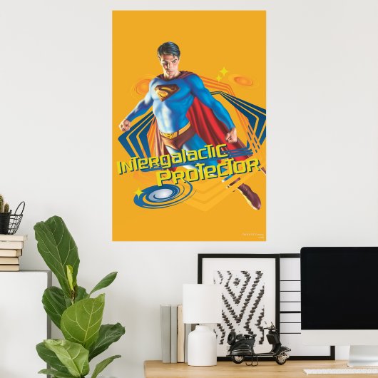 Superman Intergalactic Protector Poster (Thuiskantoor)