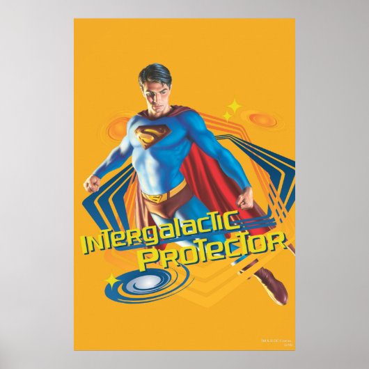 Superman Intergalactic Protector Poster (Voorkant)