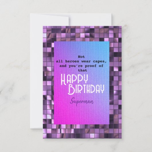 Superman Kaart (Voorkant)