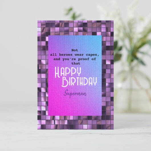 Superman Kaart (Staand voorkant)