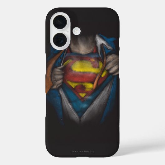 Superman | Kaas Schets in kleur onthullen Case-Mate iPhone Case (Achterkant)