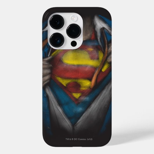 Superman | Kaas Schets in kleur onthullen Case-Mate iPhone Case (Achterkant)