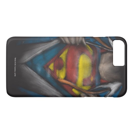 Superman | Kaas Schets in kleur onthullen Case-Mate iPhone Case (Achterkant (Horizontaal))