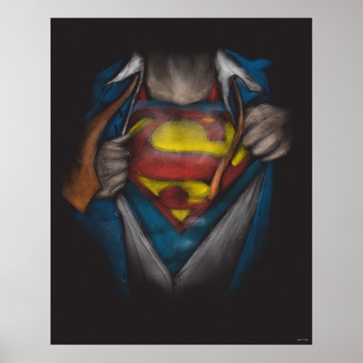 Superman | Kaas Schets in kleur onthullen Poster (Voorkant)