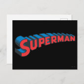 Superman | Klassieke Logo Briefkaart (Voorkant / Achterkant)