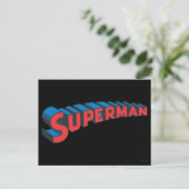 Superman | Klassieke Logo Briefkaart (Staand voorkant)