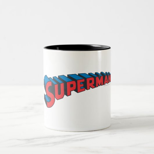 Superman | Klassieke Logo Tweekleurige Koffiemok (Center)