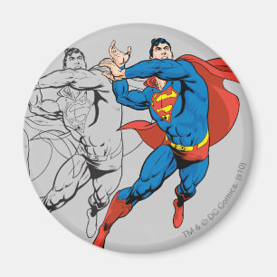 Superman-komische panelen magneet