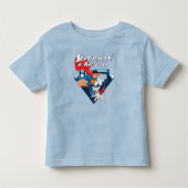 Superman & Krypto vliegen door de lucht Kinder Shirts (Voorkant)