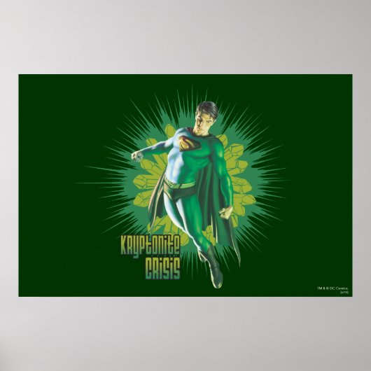 Superman Kryptonite Crisis Poster (Voorkant)