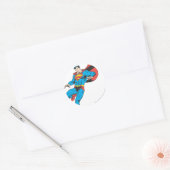 Superman Lands lichtjes 2 Ronde Sticker (Envelop)