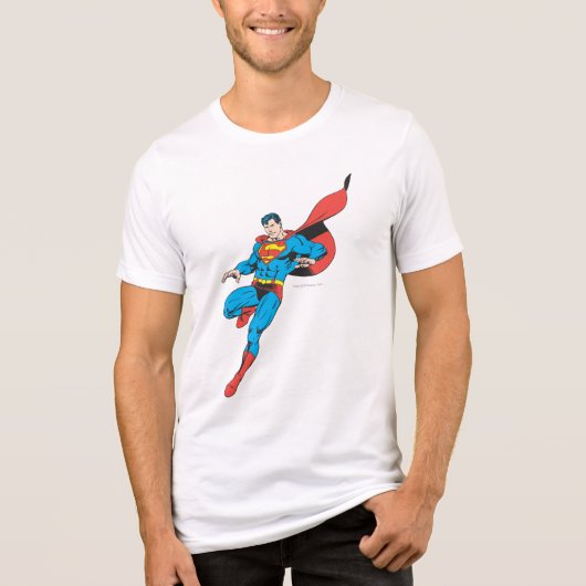 Superman Lands lichtjes 2 Tri-Blend Shirt (Voorkant)