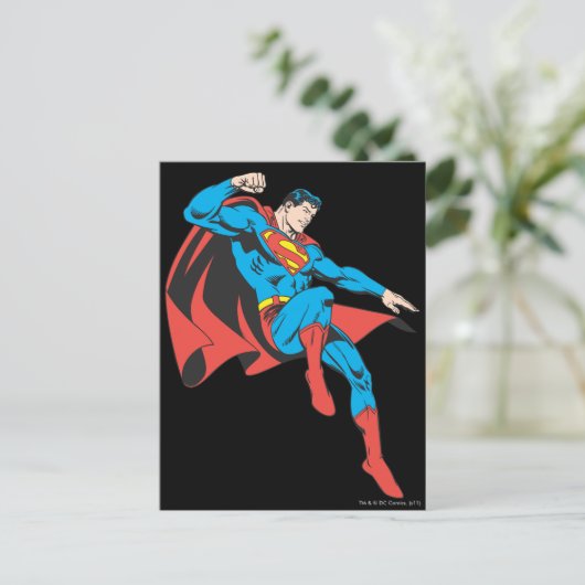 Superman Lands lichtjes Briefkaart (Staand voorkant)