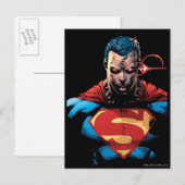 Superman - Laser Vision Briefkaart (Voorkant / Achterkant)