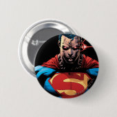 Superman - Laser Vision Ronde Button 5,7 Cm (Voorkant /achterkant)