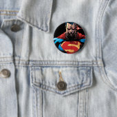 Superman - Laser Vision Ronde Button 5,7 Cm (In situ)