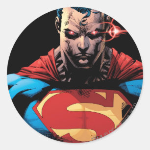 Superman - Laser Vision Ronde Sticker