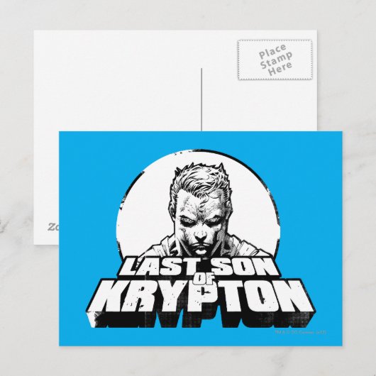Superman Last Son of Krypton Briefkaart (Voorkant / Achterkant)
