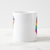 Superman Layered Rainbow-Logo Grote Koffiekop (Voorkant)