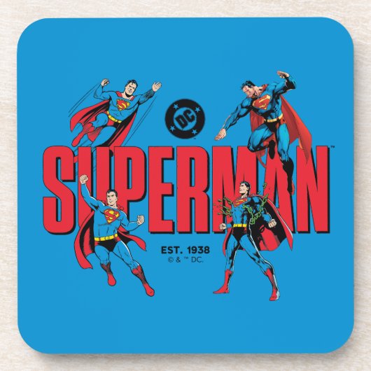 Superman Legenden Onsterfelijk Grafisch Bier Onderzetter (Voorkant)