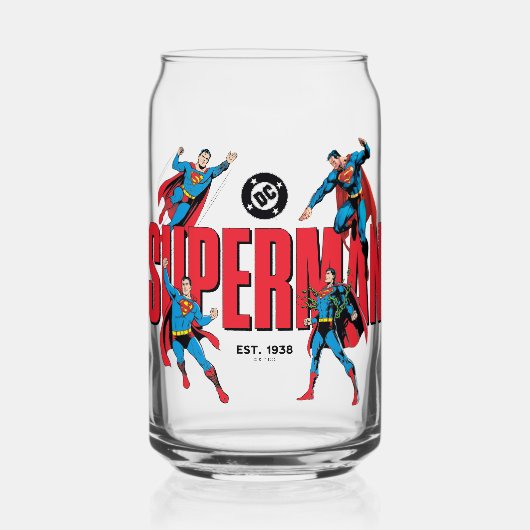 Superman Legenden Onsterfelijk Grafisch Blikvorm Glas (Voorkant)