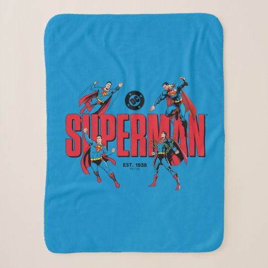 Superman Legenden Onsterfelijk Grafisch Sherpa Deken (Voorkant)