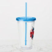 Superman Legenden Voor Altijd Grafisch Acryl Drinkbeker (Rechts)