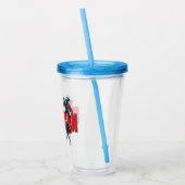 Superman Legenden Voor Altijd Grafisch Acryl Drinkbeker (Links)