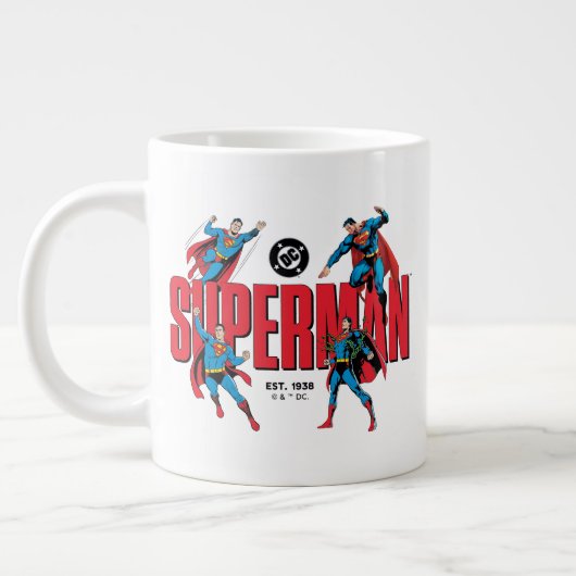 Superman Legenden Voor Altijd Grafisch Grote Koffiekop (Links)