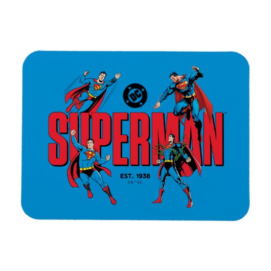Superman Legenden Voor Altijd Grafisch Magneet (Horizontaal)