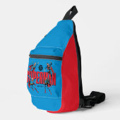 Superman Legenden Voor Altijd Grafisch Sling Bag (Rechterhoek)