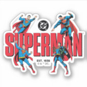 Superman Legenden Voor Altijd Grafisch Sticker (Voorkant)