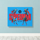 Superman Legends Forever Grafisch Canvas Afdruk (Insitu (Houten vloer))