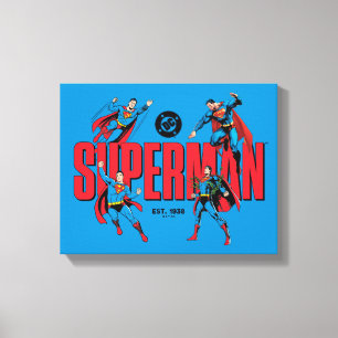 Superman Legends Forever Grafisch Canvas Afdruk