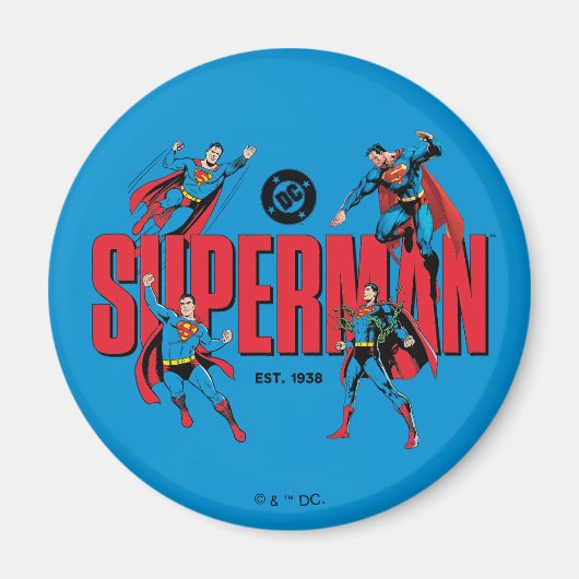 Superman Legends Forever Grafisch Magneet (Voorkant)