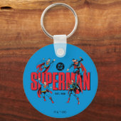 Superman Legends Forever Grafisch Sleutelhanger (Voorkant)